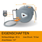 Cosmo Go Druckluftschlauch Aufroller automatisch 10-30m