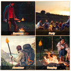 Cosmo Go Wachsfackeln Fackeln für Outdoor Brennzeit 45 min