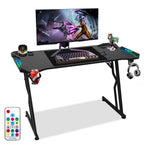 Cosmo Go Gaming Schreibtisch Gaming Tisch 120/140cm mit LED Fernbedienung
