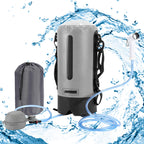 Cosmo Go Campingdusche 12L Tragbarmit Fusspumpe