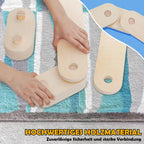 Cosmo Go Balancierbalken aus Holz mit 6 Balanciersteine für Kinder