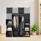 Cosmo Go Multifunktionaler Kleiderschrank mit Haken und Kleiderbügel