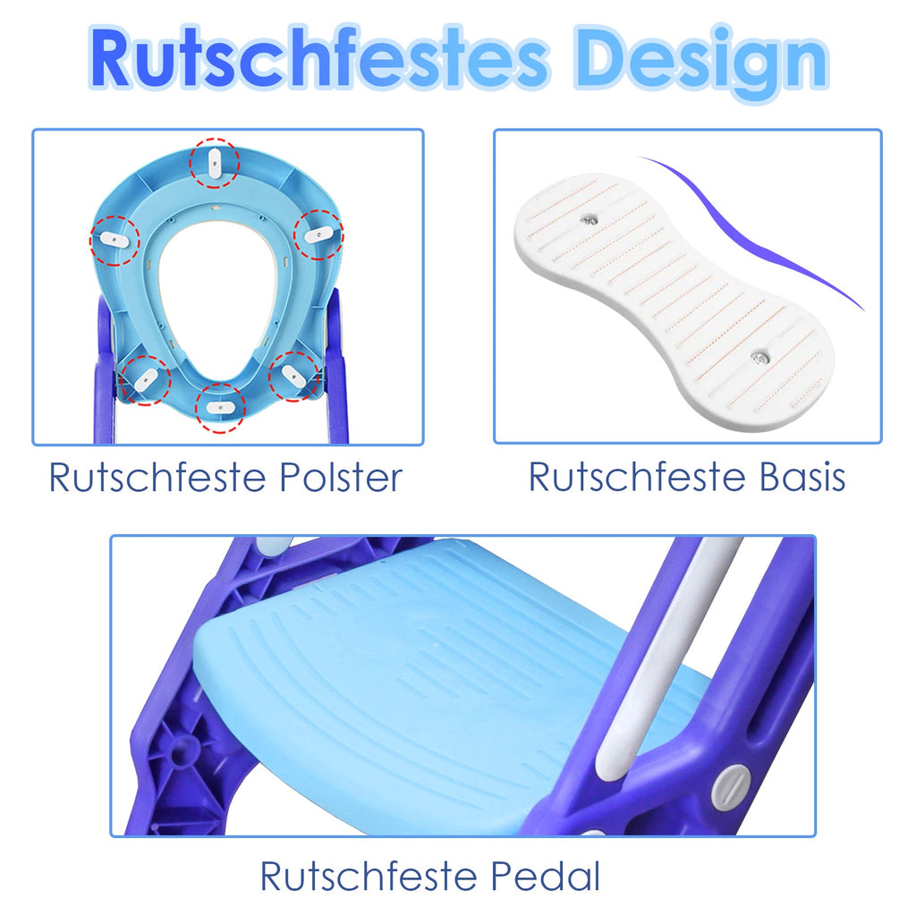 Cosmo Go Toilettentrainer mit Treppe Kinder Lerntöpfchen