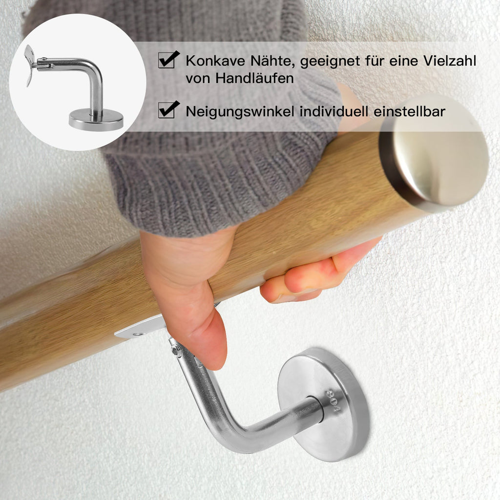 Cosmo Go Edelstahl Handlaufträger Handlauf Befestigung