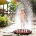 Cosmo Go Bodendusche Gartendusche mit Fußrad und 22 Kupferdüsen