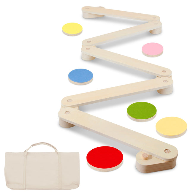 Cosmo Go Balancierbalken aus Holz mit 6 Balanciersteine für Kinder Hover Image