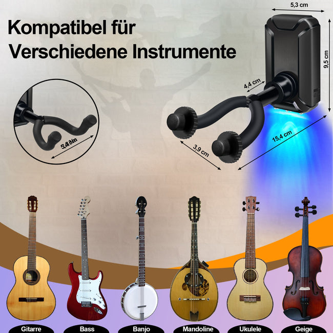 Cosmo Go Gitarrenhalter Gitarrenwandhalter Gitarrenständer Main Image