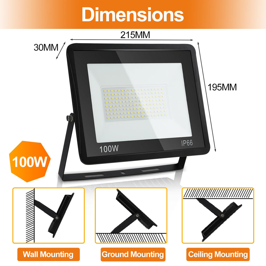 Cosmo Go LED Strahler Flutlicht IP66 10W-100W