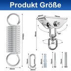 Cosmo Go 2 Stück Deckenhaken Edelstahl Schwingfeder