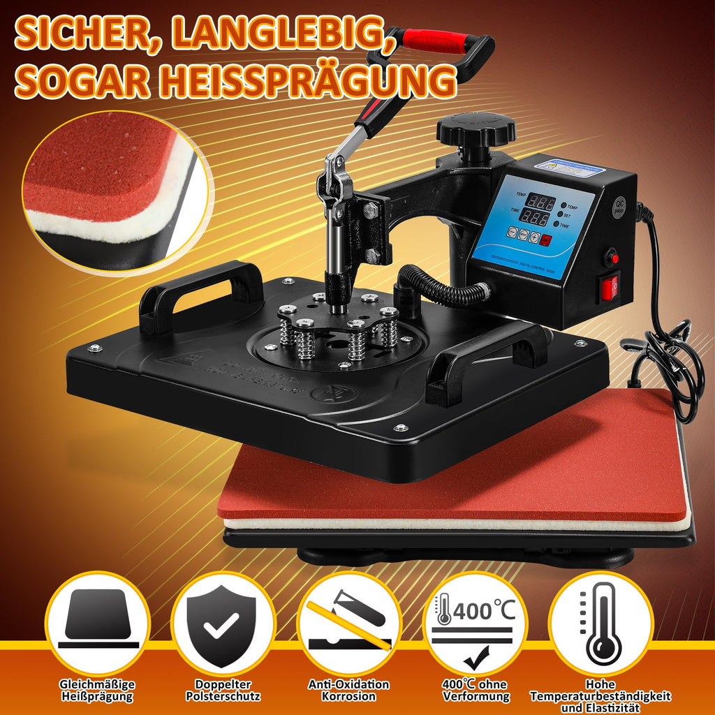 Cosmo Go Transferpresse Hitzepresse 8 IN 1 1250W