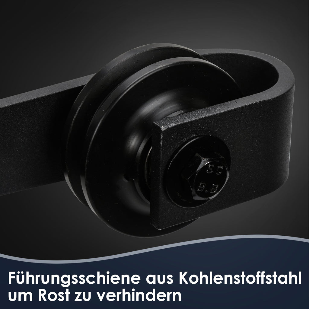 Cosmo Go Schiebetürbeschlag Set Schiebetürsystem 152cm/183cm/200cm/244cm/363cm