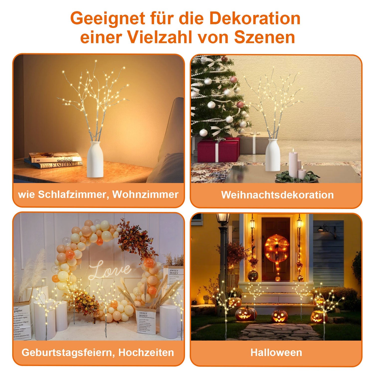 Cosmo Go Lichterbaum Weihnachtsdekoration Warmweiß