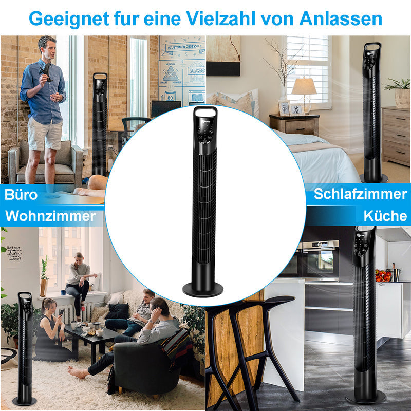 Cosmo Go Turmventilator mit Fernbedienung