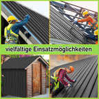 Cosmo Go Trapezblech Dachblech Verzinkt Anthrazit / Grün 12x