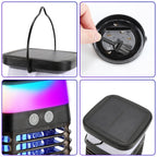 Cosmo Go Solar Mückenabwehr-Lampe UV-Licht Mückenlampe RGB