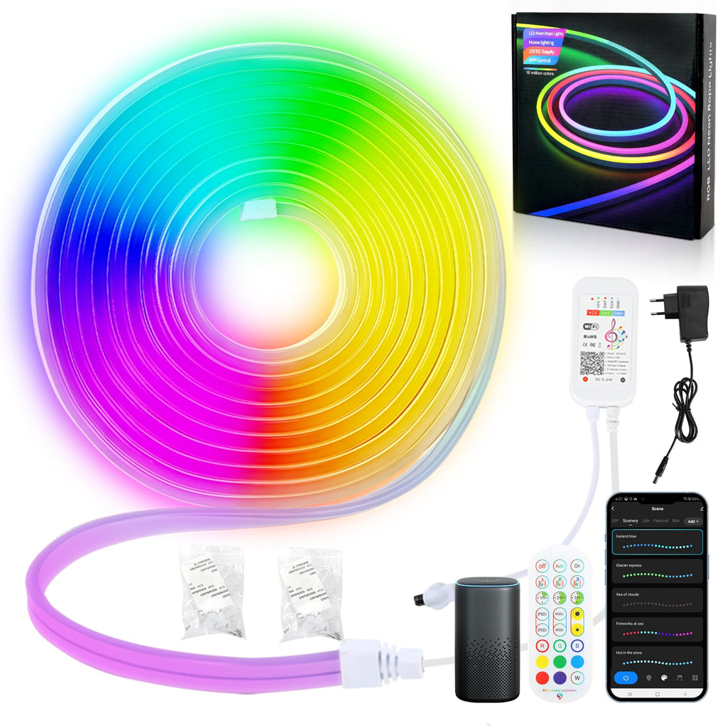 Cosmo Go Neon LED Streifen Lichtschlauch Außen 2-10M
