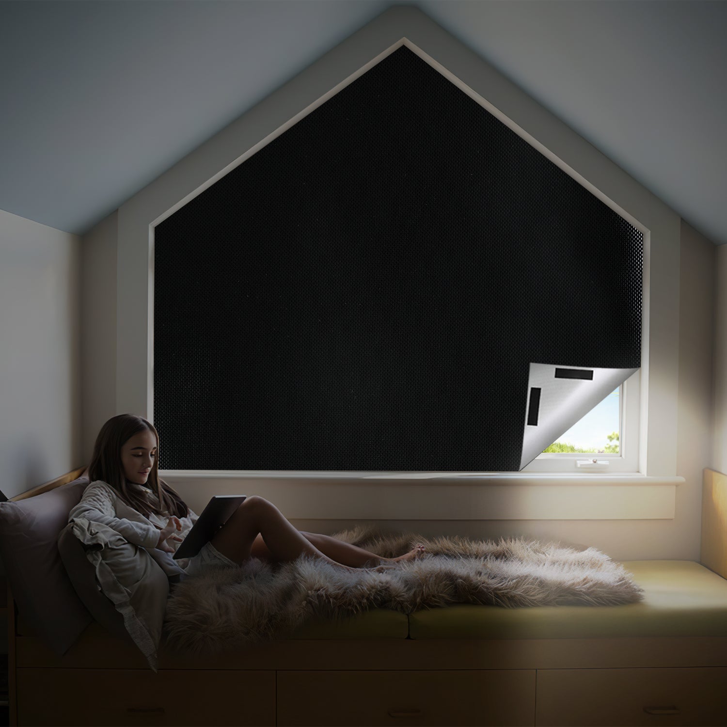 Cosmo Go Fenster Verdunkelung Verdunklungsfolie Ohne Bohren
