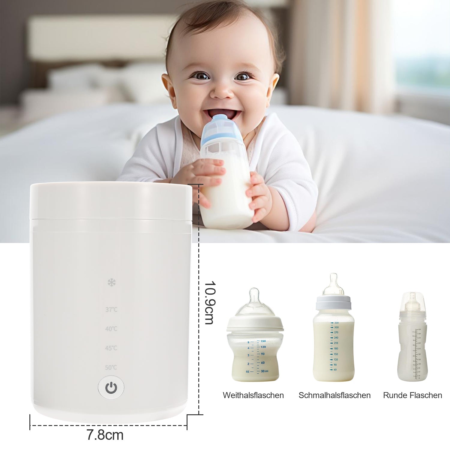 Cosmo Go Baby Flaschenwärmer Erwärmen Tragbar