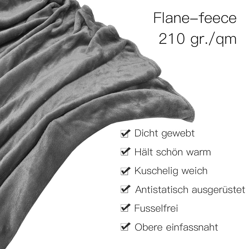Cosmo Go Kuscheldecke Fleecedecke Weiche Warme
