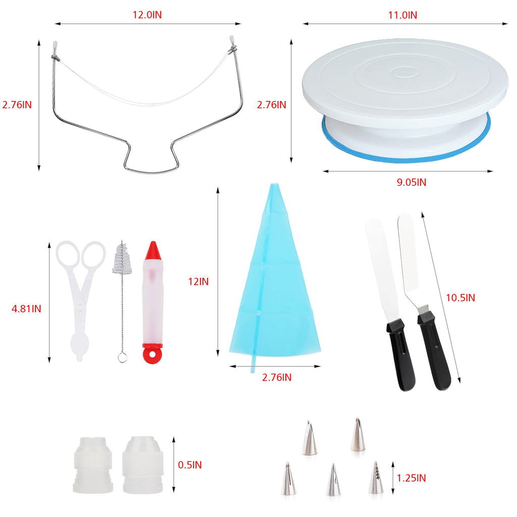 Cosmo Go 106 Teiliges Kuchen Spritztüllen Set