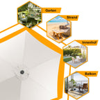 Cosmo Go Sonnenschirm Gartenschirm 3.5m Outdoor