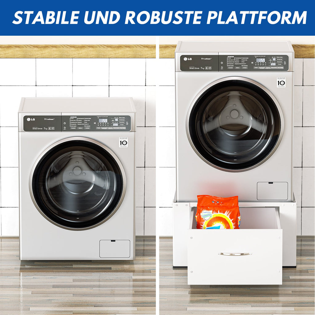 Cosmo Go Waschmaschinen Untergestell mit Schublade