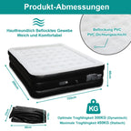 Cosmo Go Aufblasbare Matratze Luftmatratze Einzel/Doppel