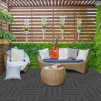 Cosmo Go WPC Terrassenfliesen 30x30 cm 11er Set in Holzoptik