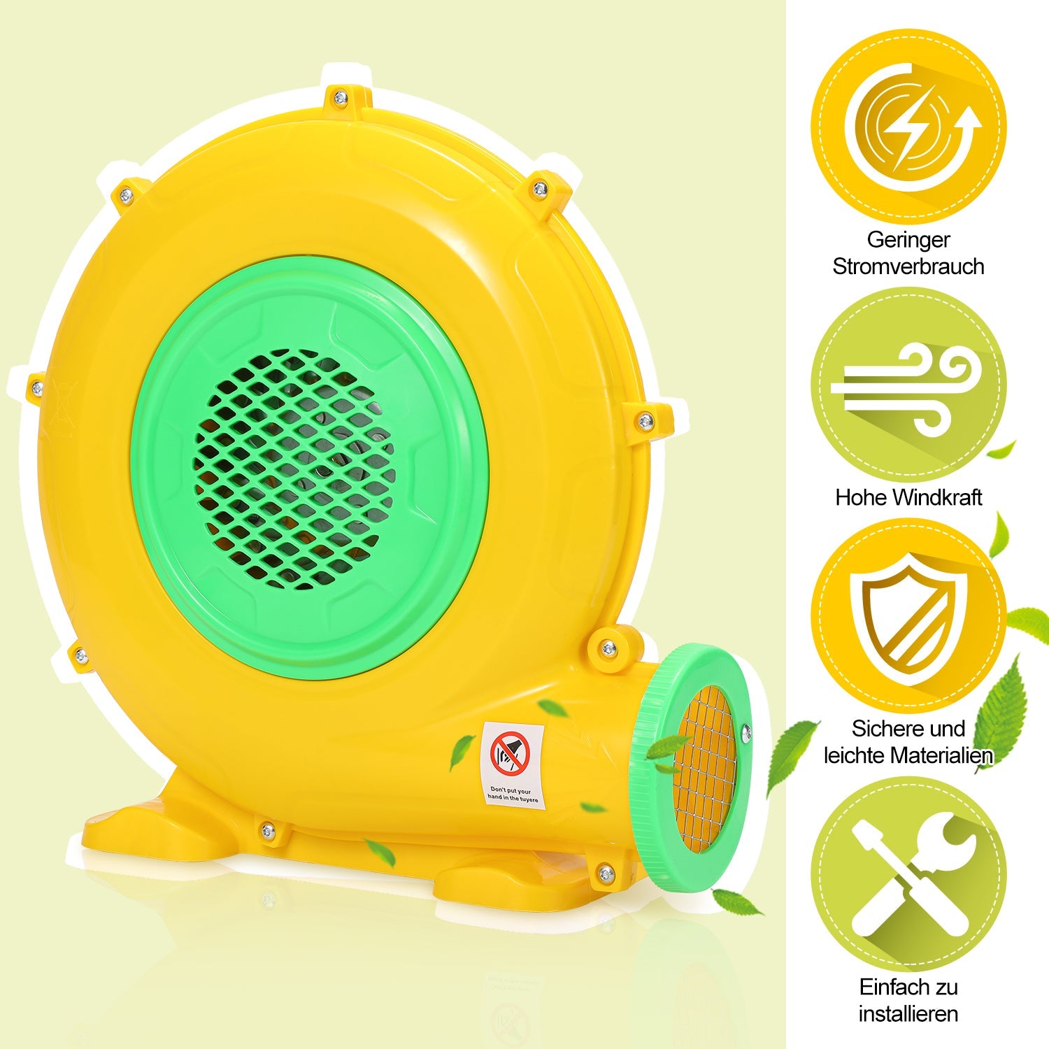 Cosmo Go Elektrische Gebläse Gebläsepumpe 370/550W