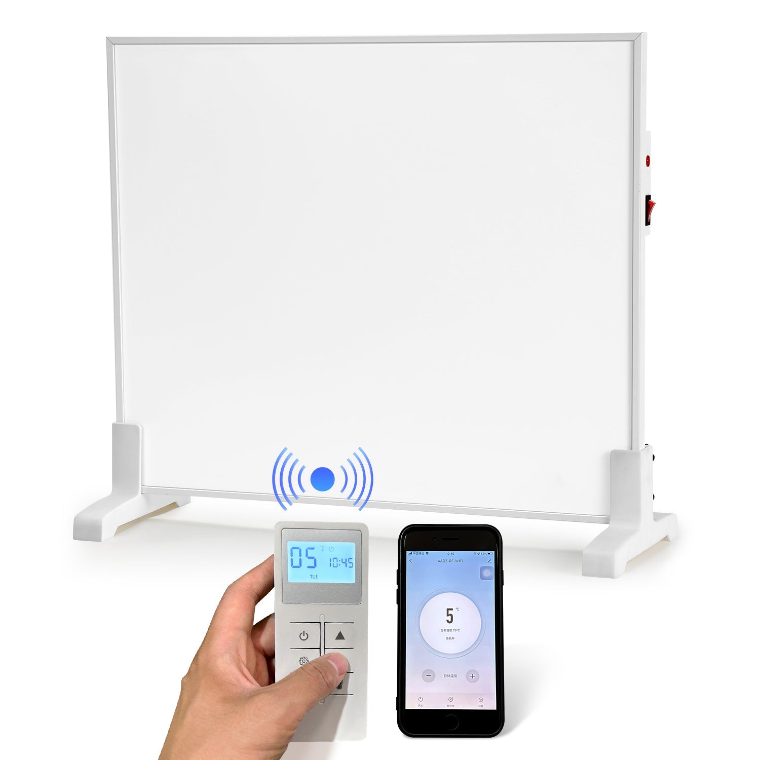 Cosmo Go Infrarotheizung Thermostat APP Fernbedienung 300-1200 W