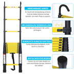 Cosmo Go Teleskopleiter Aluminium mit Abnehmbarem Haken