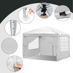 Cosmo Go Pop-Up Pavillon Gazebo mit Zentralverriegelung 3x3m mit Seiten