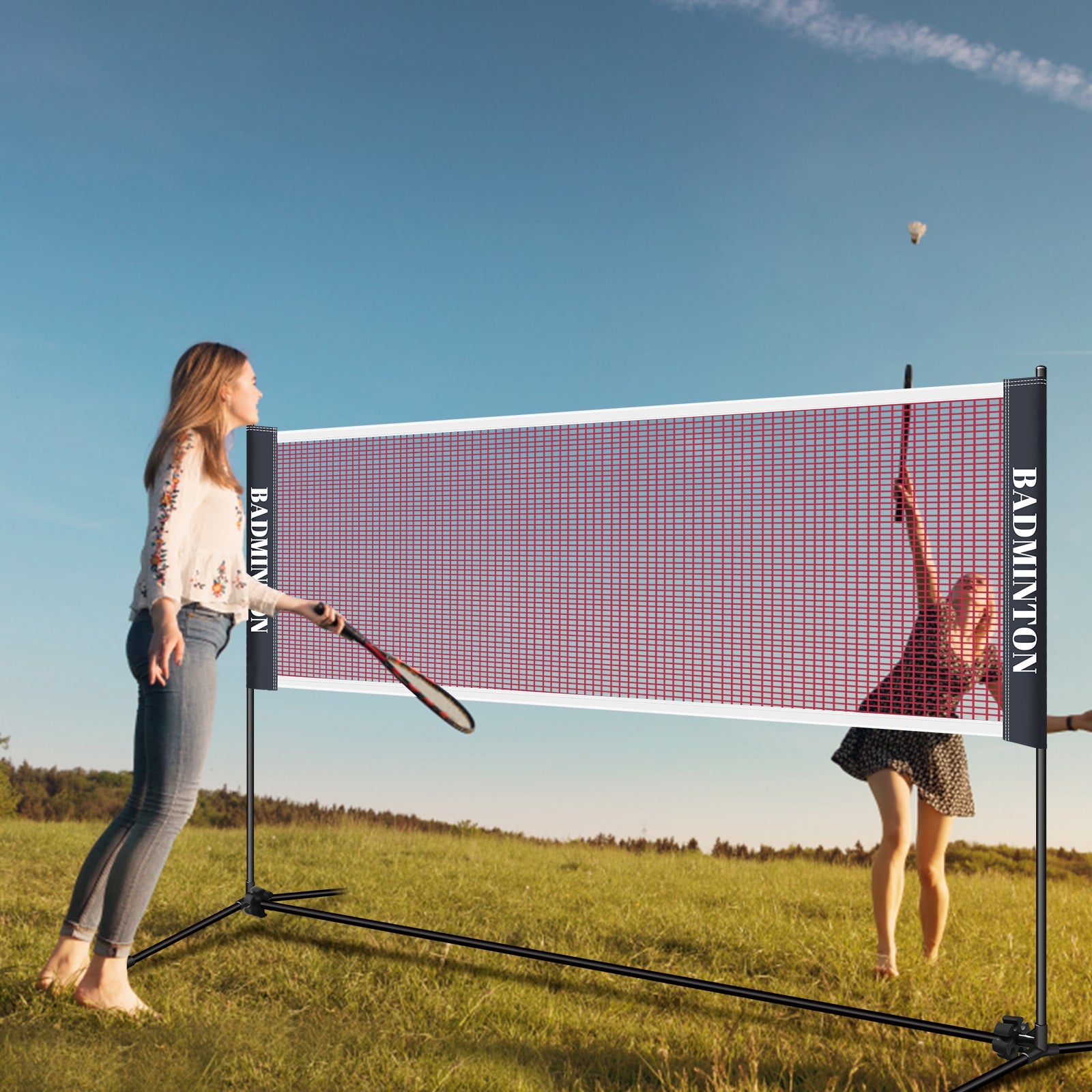 Cosmo Go Badmintonnetz Badminton Netz Tennisnetz 3.1m/ 4.1m/5.1m