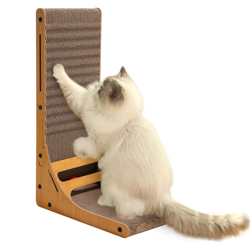 Cosmo Go Katzen Kratzbrett L förmig Kratzpappe