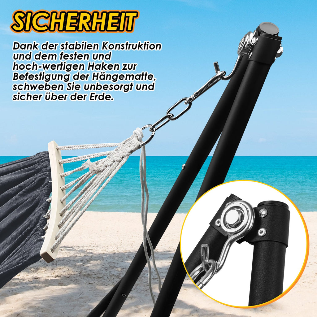 Cosmo Go Hängematte mit Gestell Klappbar mit Tragetasche