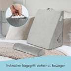 Cosmo Go Keilkissen Bett Kopfteil mit Abnehmbare Nackenrolle