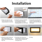 Cosmo Go LED Wandleuchte mit Bewegungsmelder 18W