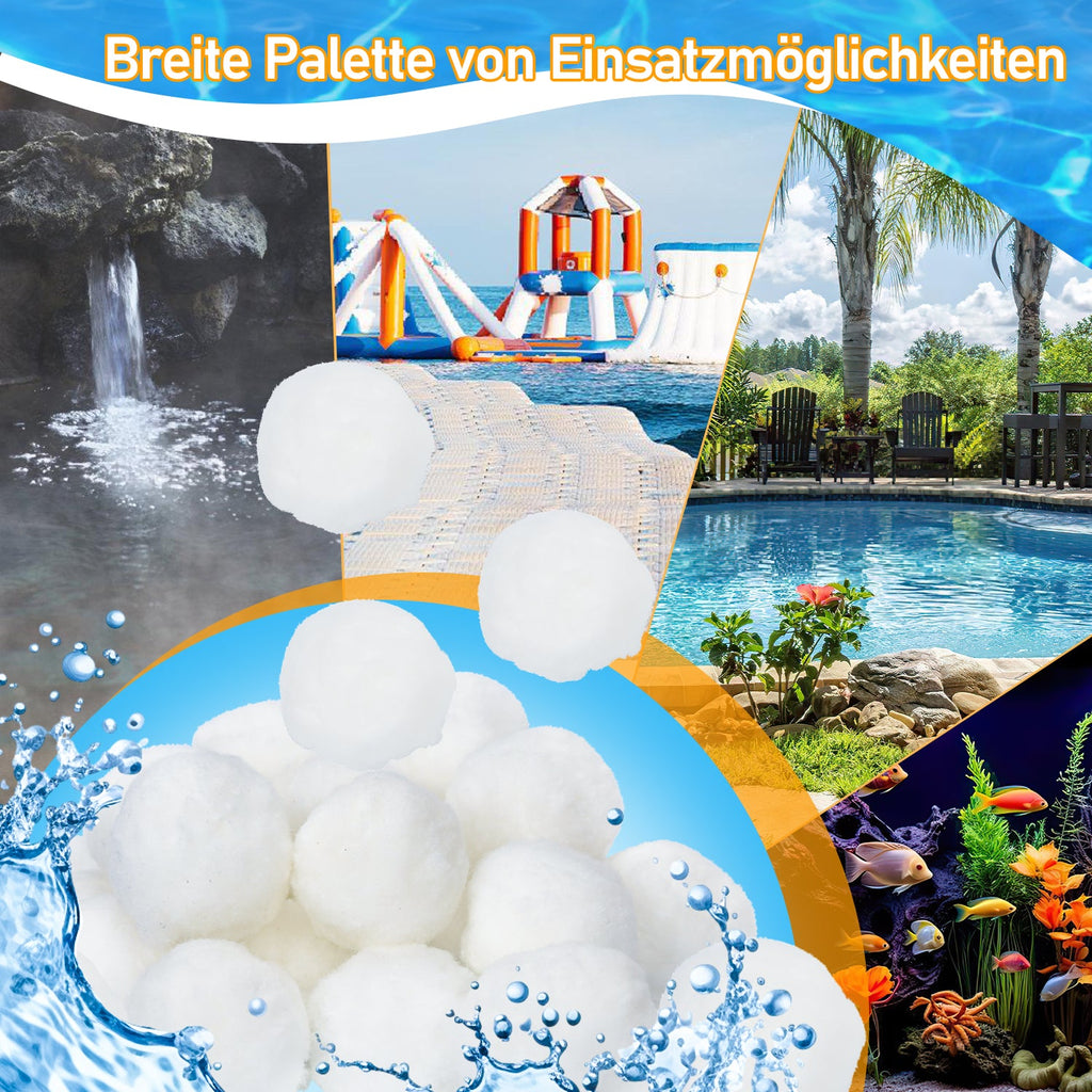 Cosmo Go Pool Filterbälle waschbar 700g/1400g