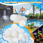 Cosmo Go Pool Filterbälle waschbar 700g/1400g