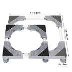 Cosmo Go Verstellbare Waschmaschinen Untergestell mit 4 Füße