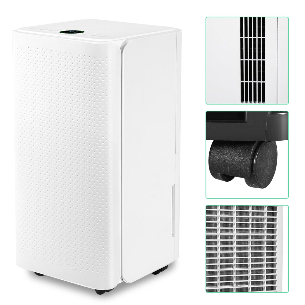 Cosmo Go Luftentfeuchter 16L mit Timerfunktion, Wäschetrockungsfunktion, Abtaufunktion