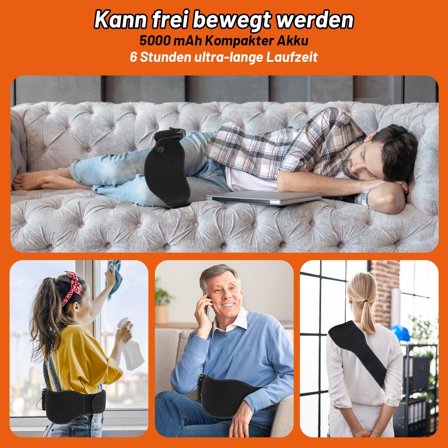 Cosmo Go Wärmegürtel Heizkissen Rücken Nierenwärmer