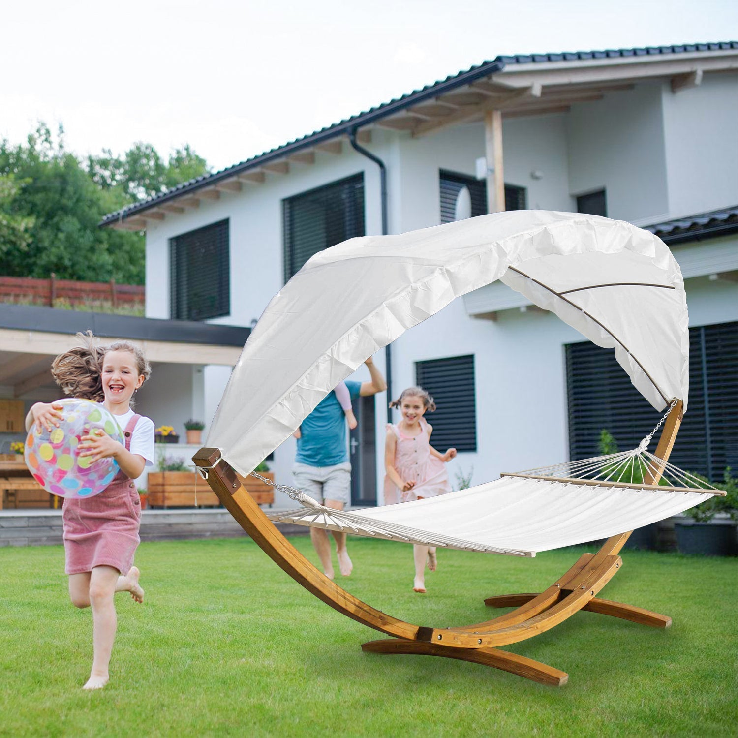 Cosmo Go Hängematte Holz Hammock mit Gestell