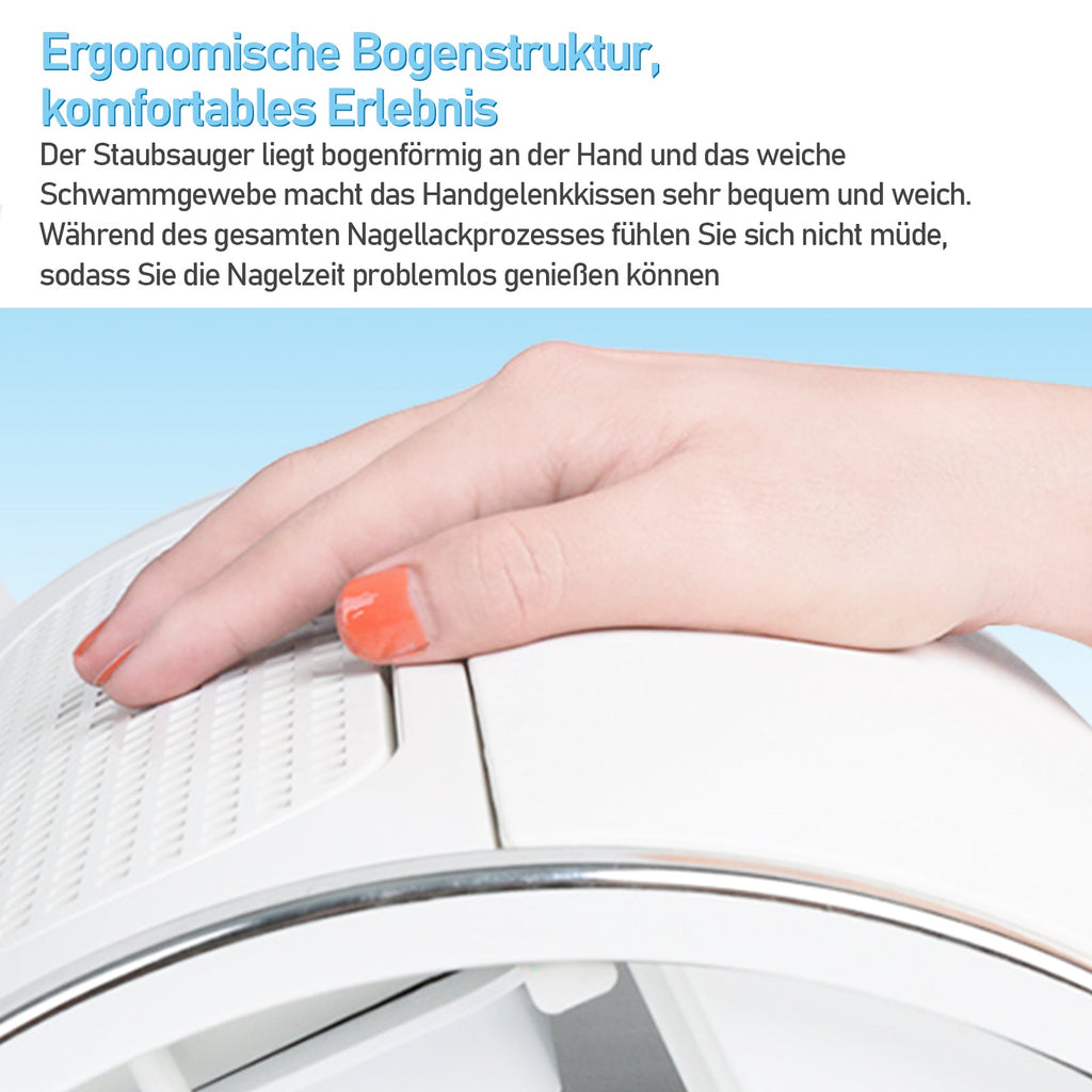 Cosmo Go Nagelstaubabsauger mit 3 Lüfter und 2 Staub