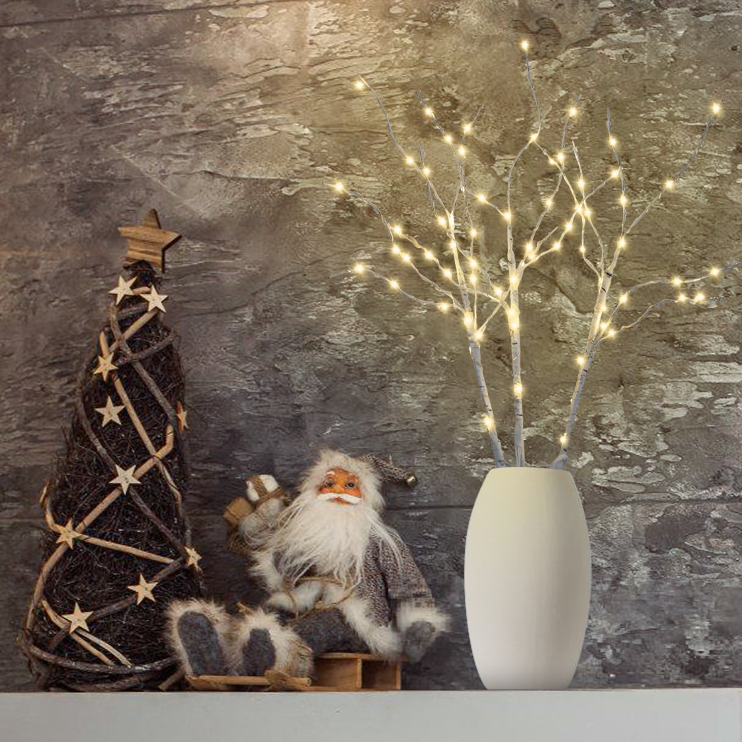 Cosmo Go Lichterbaum Weihnachtsdekoration Warmweiß