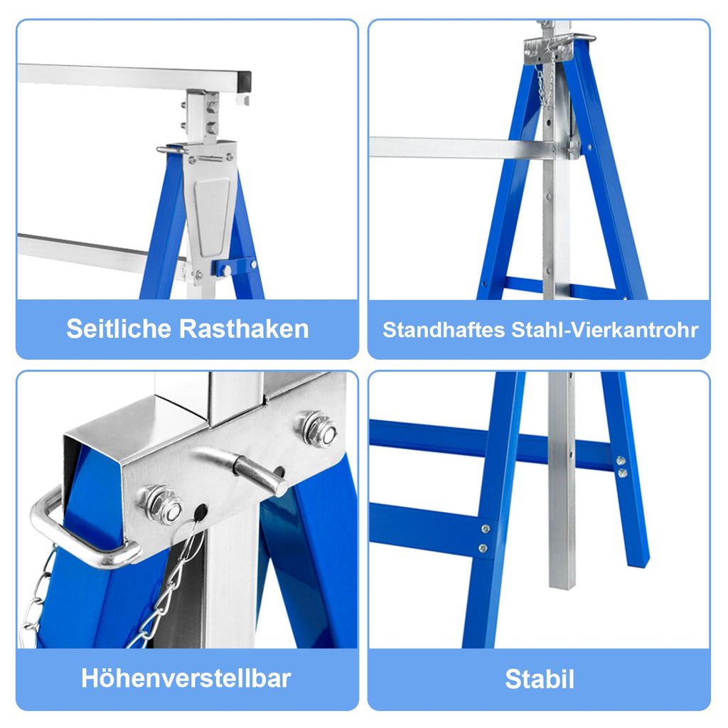 Cosmo Go 2x Gerüstbock Klappbock 7-fach höhenverstellbar
