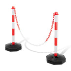 Cosmo Go 2X Absperrpfosten Kettenpfosten Kunststoff 1,4 m