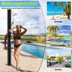 Cosmo Go 20L Solardusche mit Duschkopf Inkl Schutzhaube und Handbrause