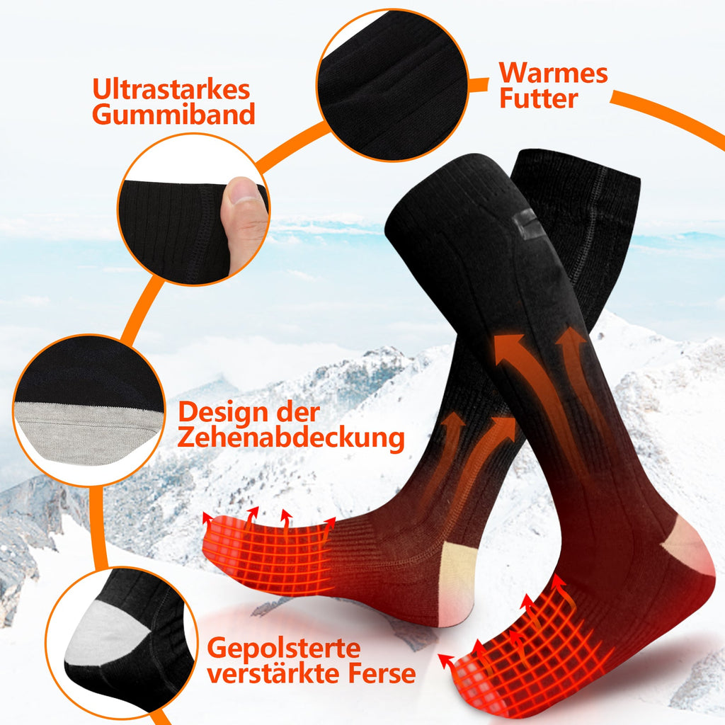 Cosmo Go Beheizte Socken Herren Damen Wiederaufladbar