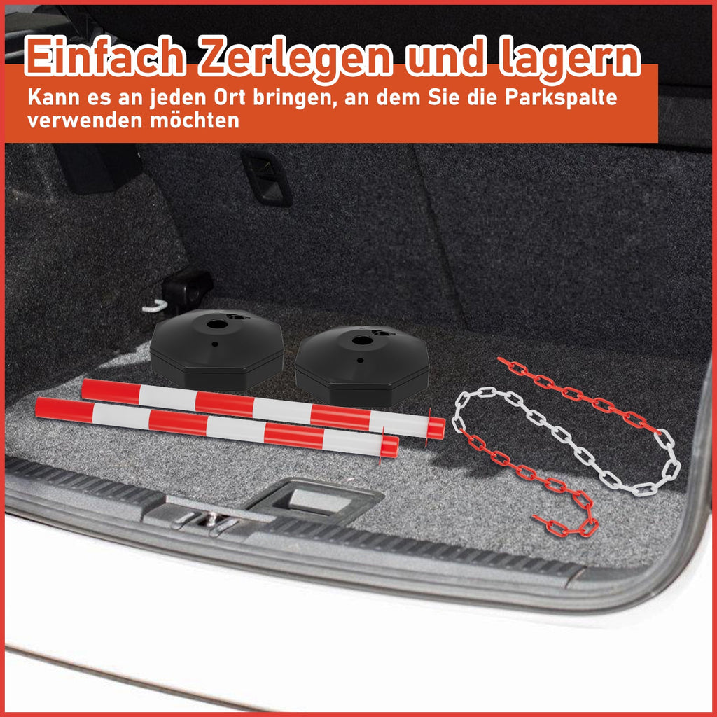 Cosmo Go 2X Absperrpfosten Kettenpfosten Kunststoff 1,4 m